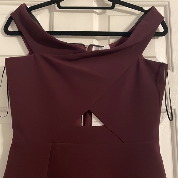 Parker Dresses & Skirts - NWT Parker Dark Purple Off the Shoulder Cocktail Dress